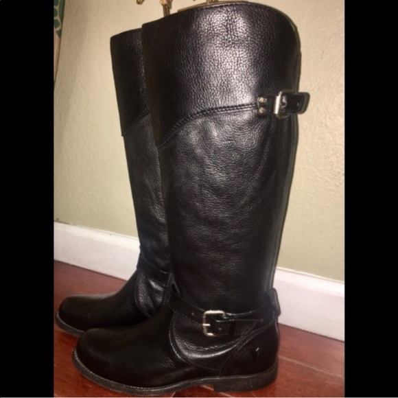 FRYE Phillip Tall Winter Moto Boot W/ Option To Extend Buckle For A Wide… - Picture 6 of 12